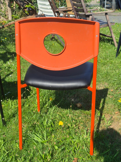 Stuhl Stoljahn - IKEA Stuhl - orange/schwarz - gebraucht