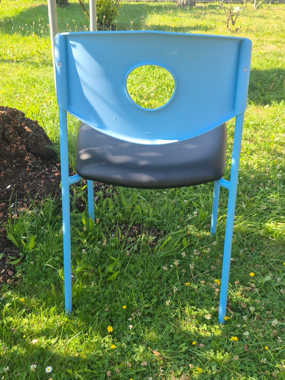 Stuhl Stoljan - IKEA Stuhl - blau/schwarz - gebraucht