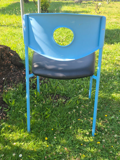 Stuhl Stoljan - IKEA Stuhl - blau/schwarz - gebraucht