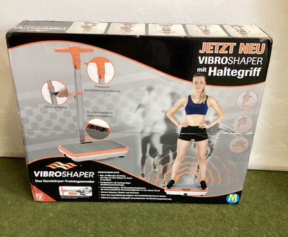 VibroShaper Vibrationsplatte mit Haltegriff 99 Stufen Ganzkörper Training OVP