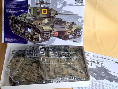 AFV Club 1/35 British Infantry Tank Mk.III Valentine Mk.I AF35178 Modellbausatz