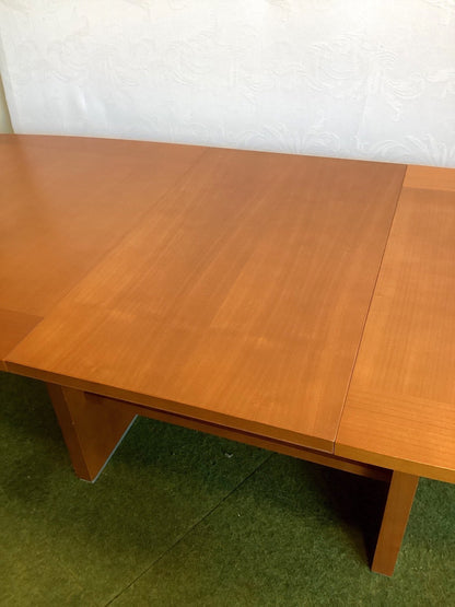 Sulzdorfer Esstisch Kirschbaum Furnier ausziehbar mit Ablage Wohnzimmer