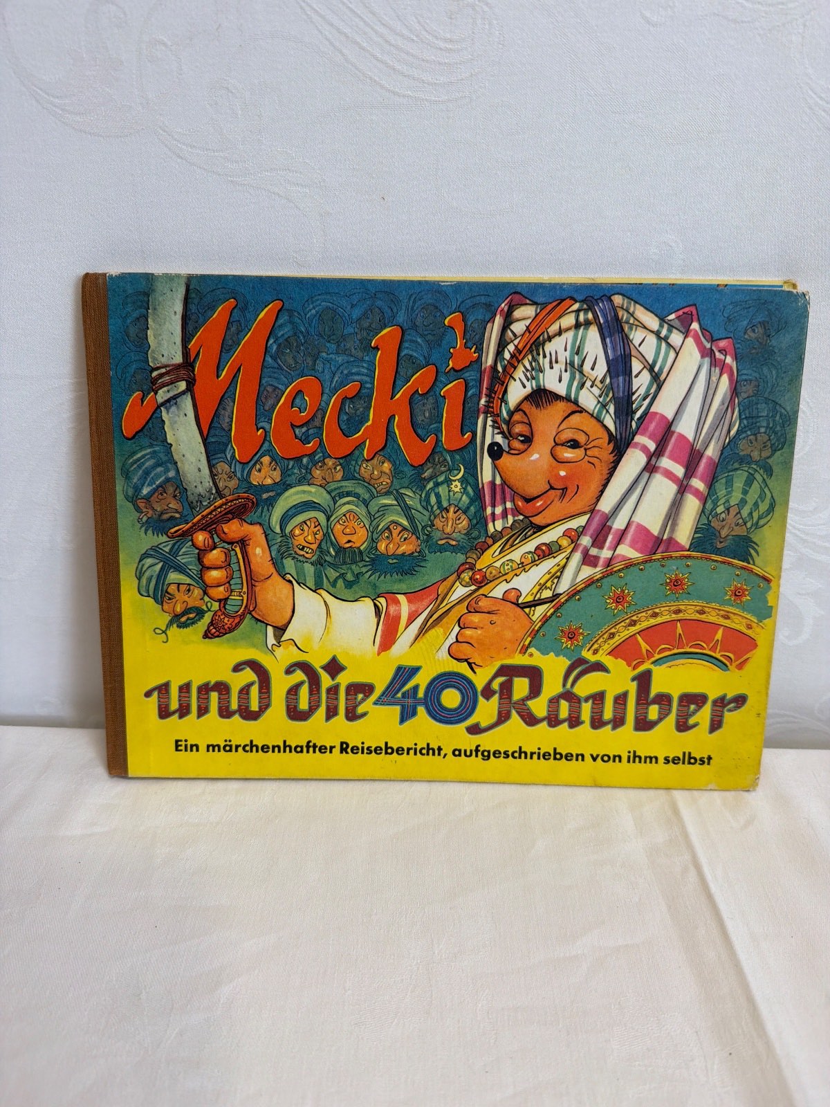 Mecki und die 40 Räuber Vintage Kinderbuch Hammerich & Lesser Hamburg Rarität