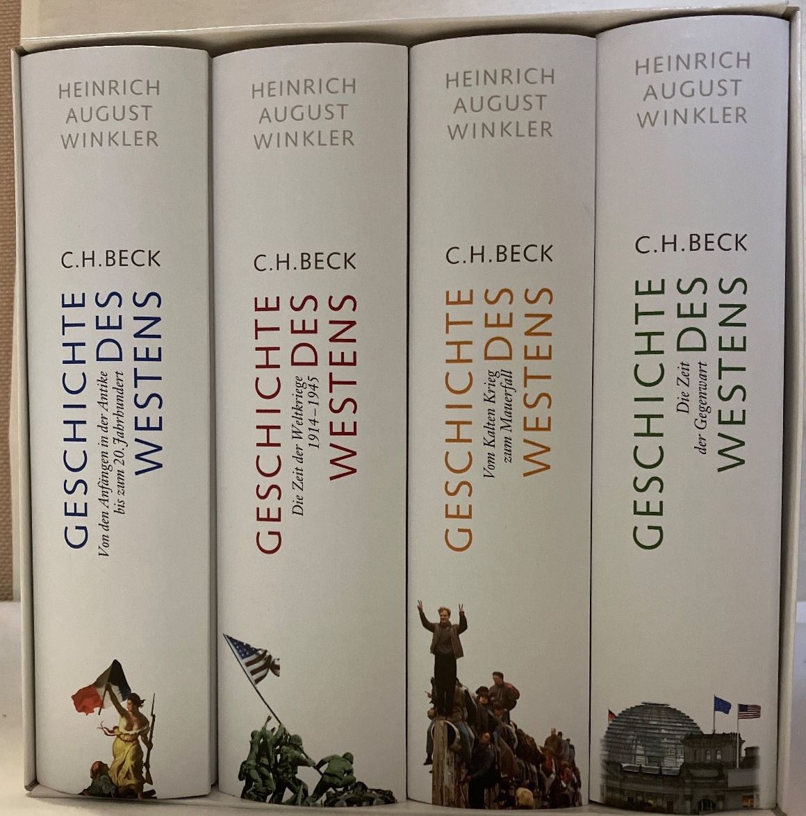 Winkler Geschichte des Westens 4 Bände C.H.Beck Schuber Hardcover Komplett-Set