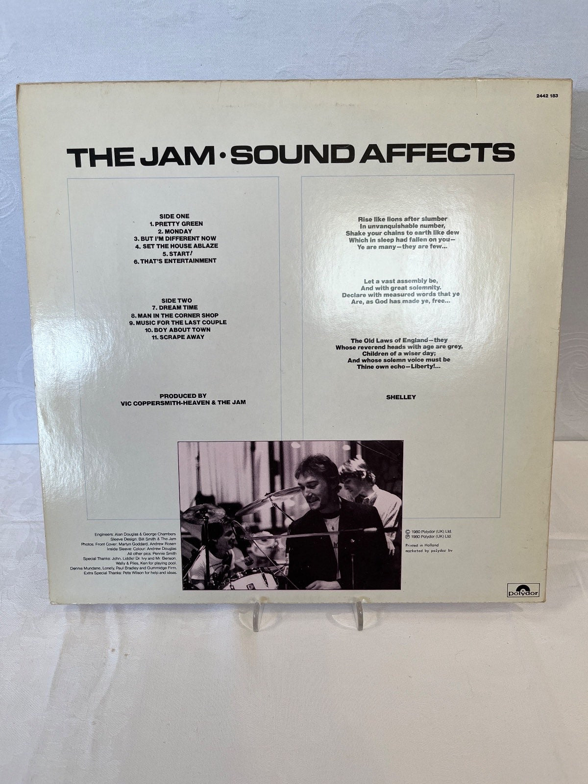 The Jam – Sound Affects LP Vinyl 1980 Polydor 2442 183 Punk New Wave