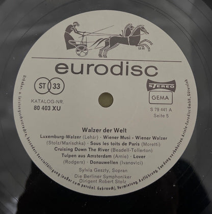 Walzer der Welt, Robert Stolz, Berliner Symphoniker, Eurodisc 3LP Box, 1970-1980