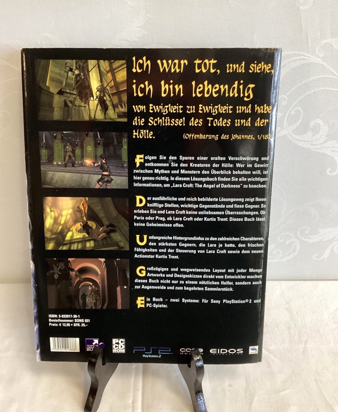 Tomb Raider Angel of Darkness Offizielles Lösungsbuch Lara Croft PS2 PC Eidos