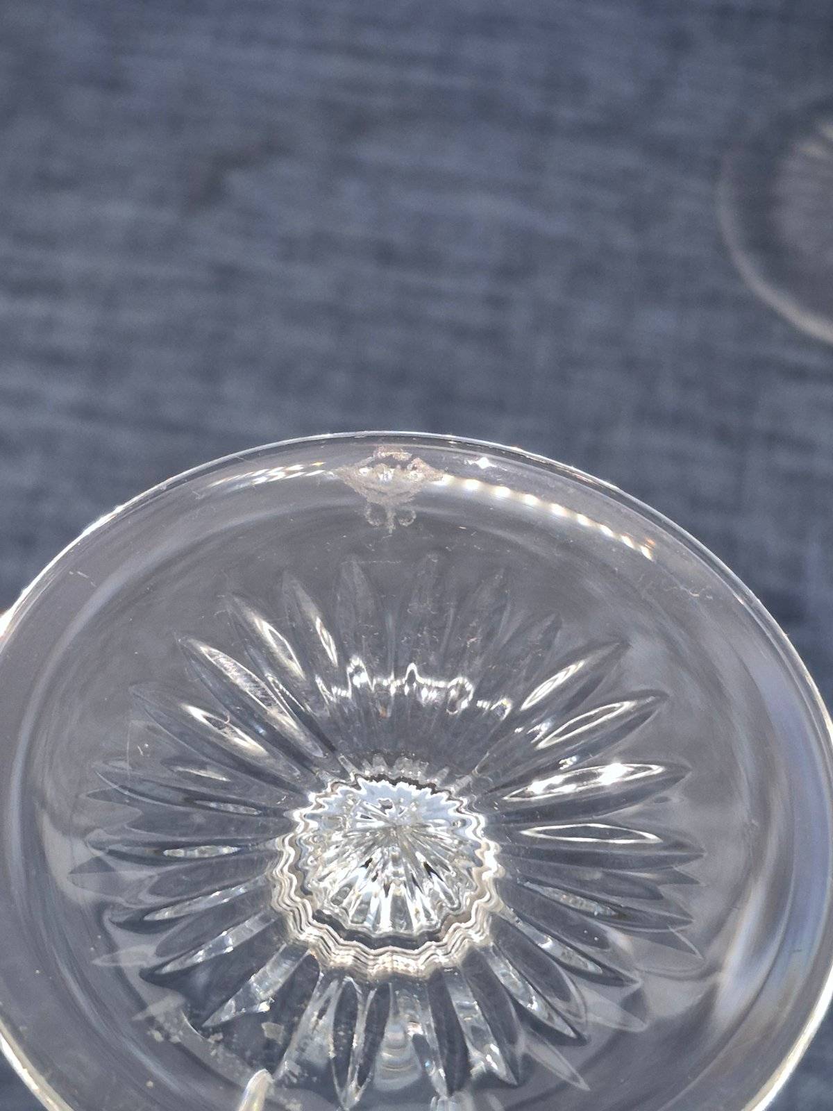 Josephinenhütte - Design: Ernestine - zwei Sektflöten - Kristallglas - 24 Karat