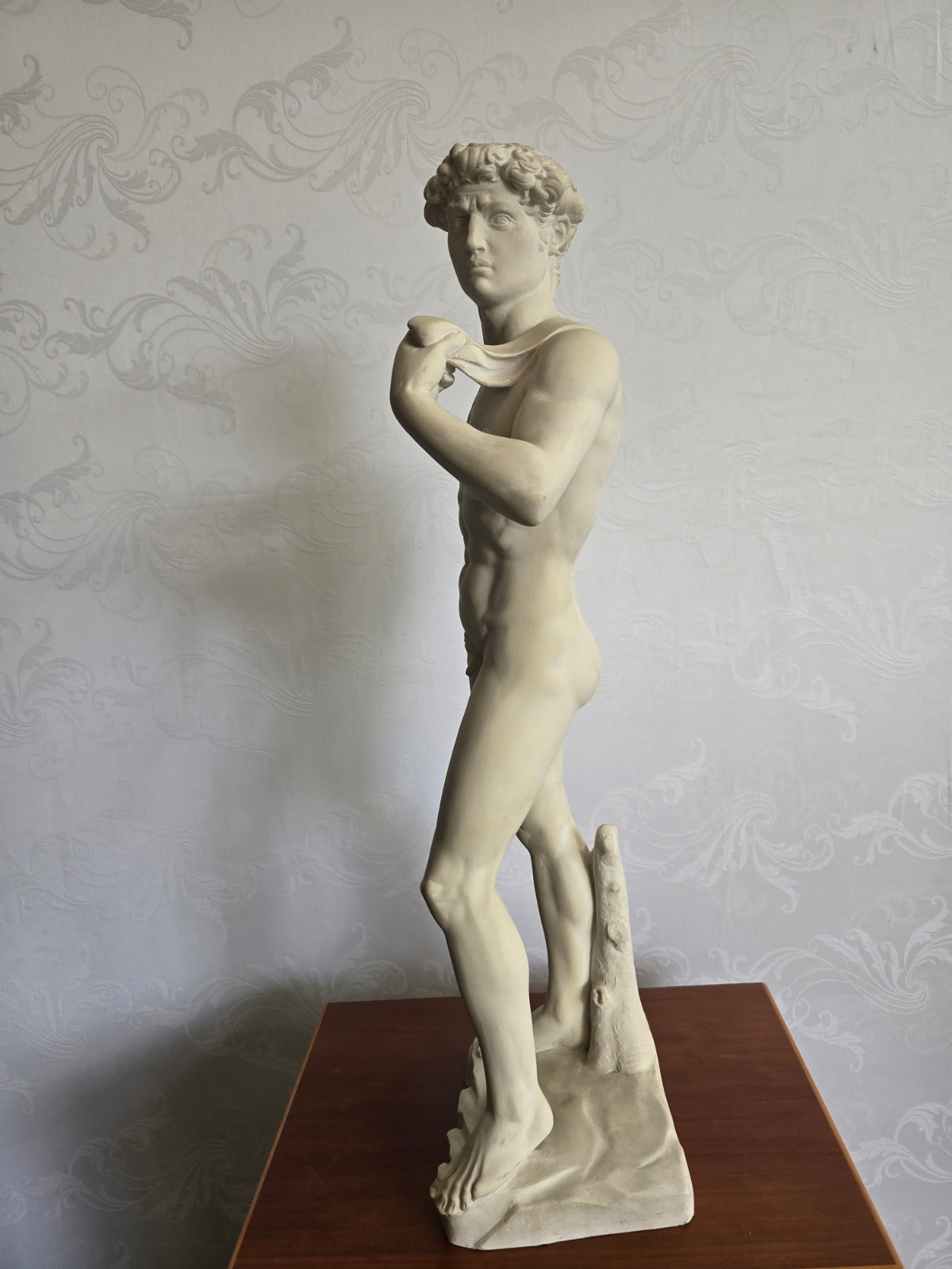 David Skulptur nach Michelangelo - Del Torrone sign. Kunststein Figur Statue