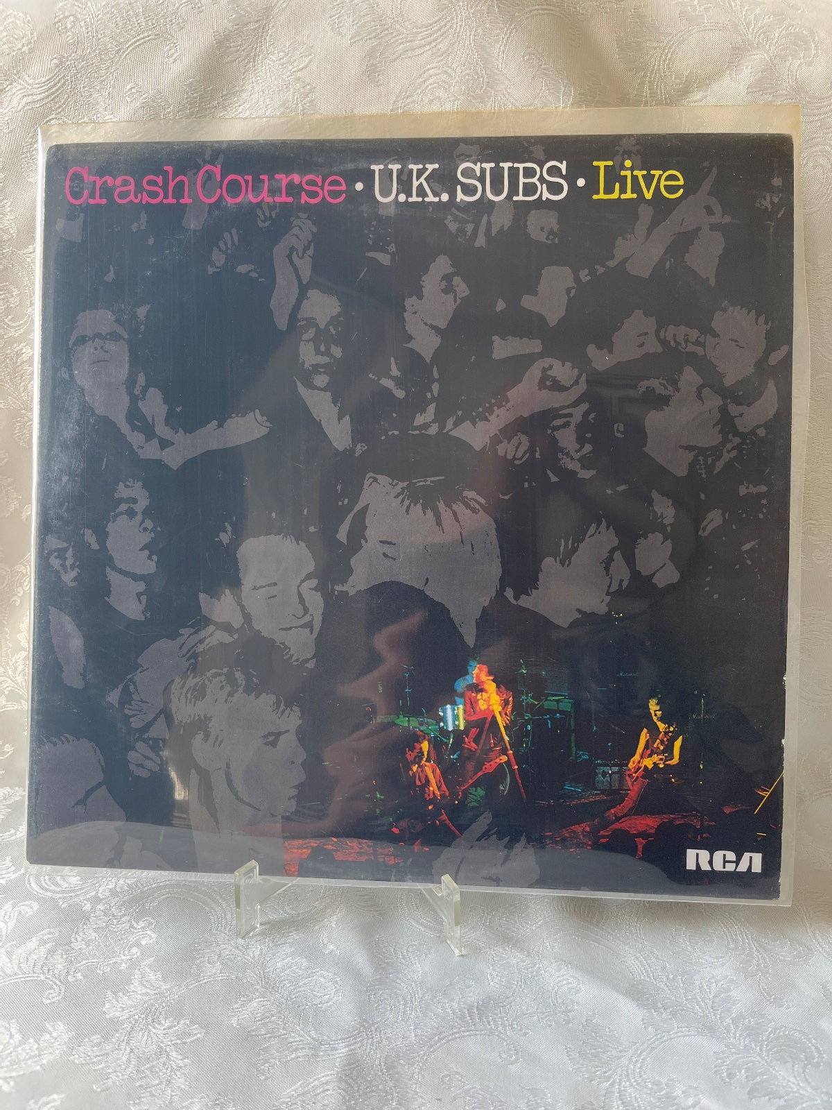 U.K. Subs – Crash Course Live LP Vinyl RCA PL 43423 Punk 1980 Deutsche Pressung
