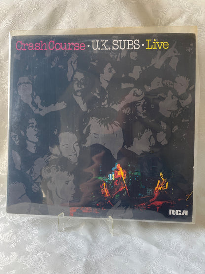U.K. Subs – Crash Course Live LP Vinyl RCA PL 43423 Punk 1980 Deutsche Pressung