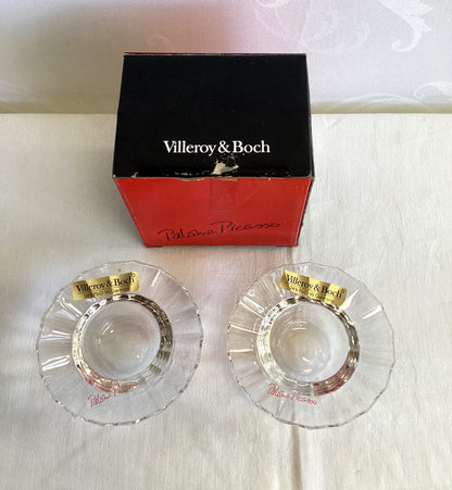 Villeroy & Boch Paloma Picasso Kristall Eierbecher 2er Set OVP 24% PbO