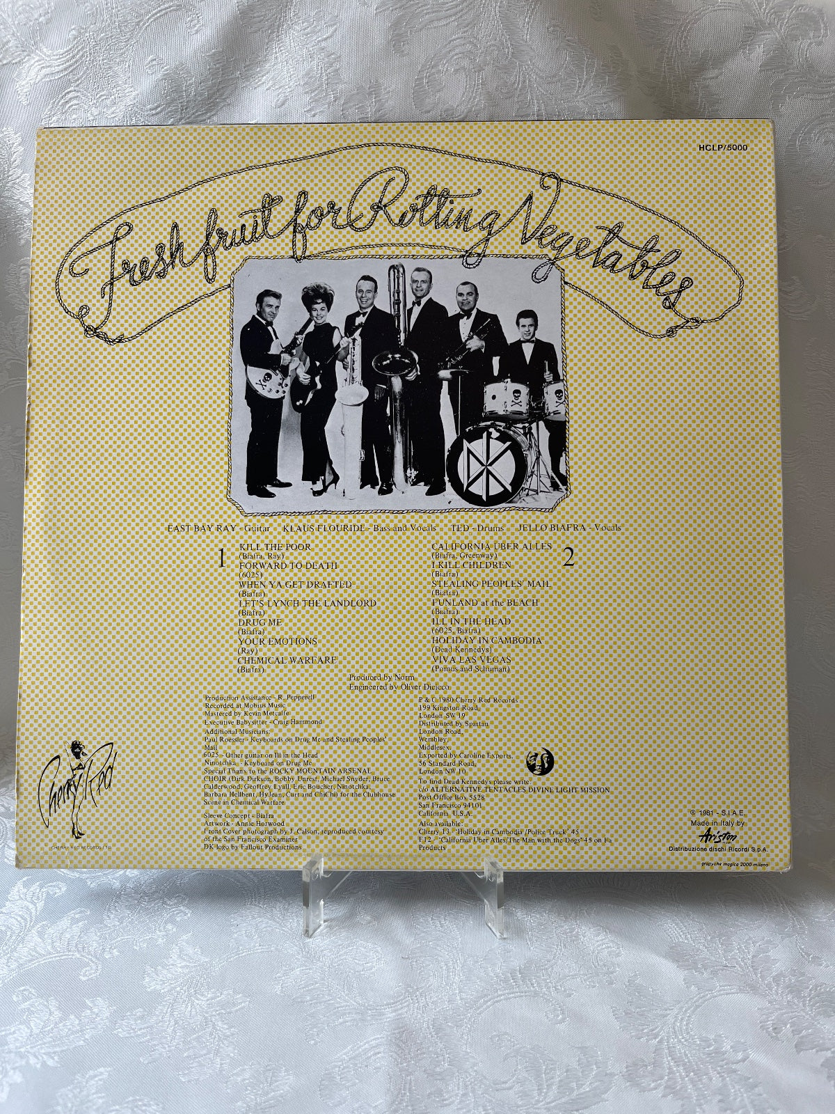 Dead Kennedys – Fresh Fruit for Rotting Vegetables LP Vinyl Italy Press Ariston