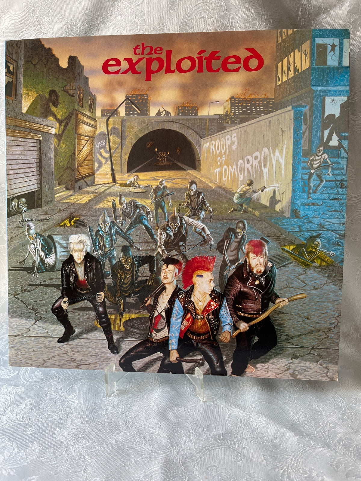 The Exploited – Troops of Tomorrow LP Vinyl Punk Secret Records SEC 8 UK 1982