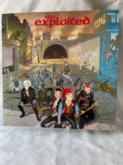 The Exploited – Troops of Tomorrow LP Vinyl Punk Secret Records SEC 8 UK 1982