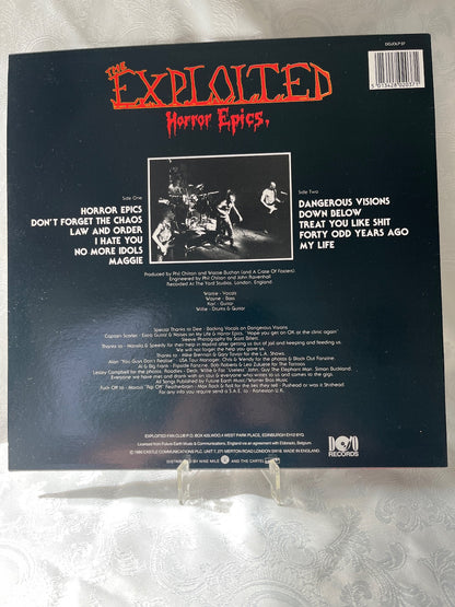 The Exploited – Horror Epics LP Vinyl 1985 Dojo Records Punk DO JO LP 37