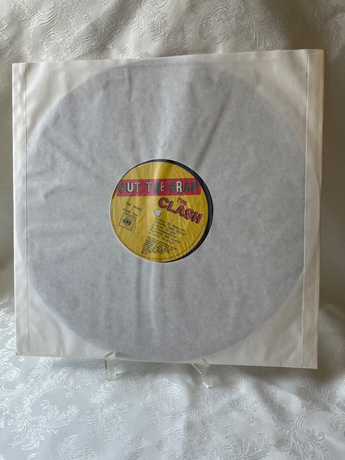 The Clash – Cut The Crap LP Vinyl CBS 26601 Punk Rock 1985 mit Innenhülle