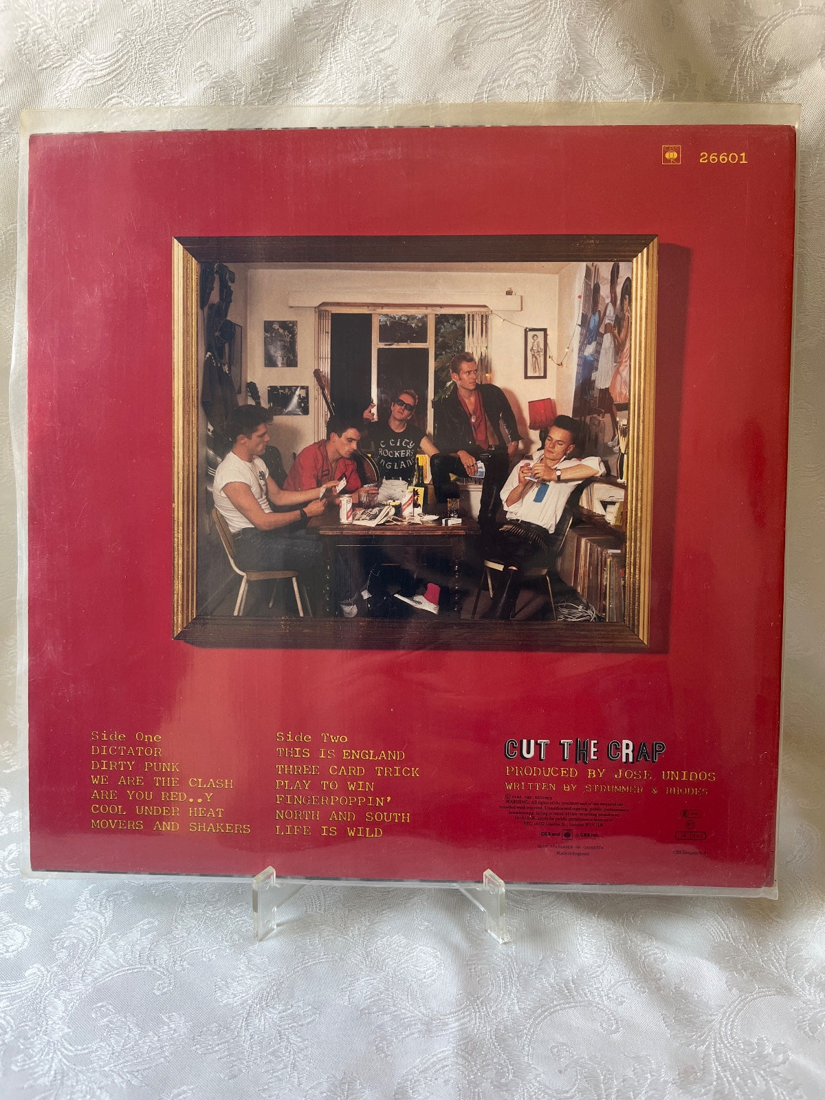 The Clash – Cut The Crap LP Vinyl CBS 26601 Punk Rock 1985 mit Innenhülle