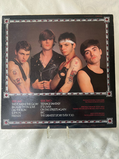 Cockney Rejects – The Power & The Glory LP Vinyl ZONO 105 Punk Oi! EMI