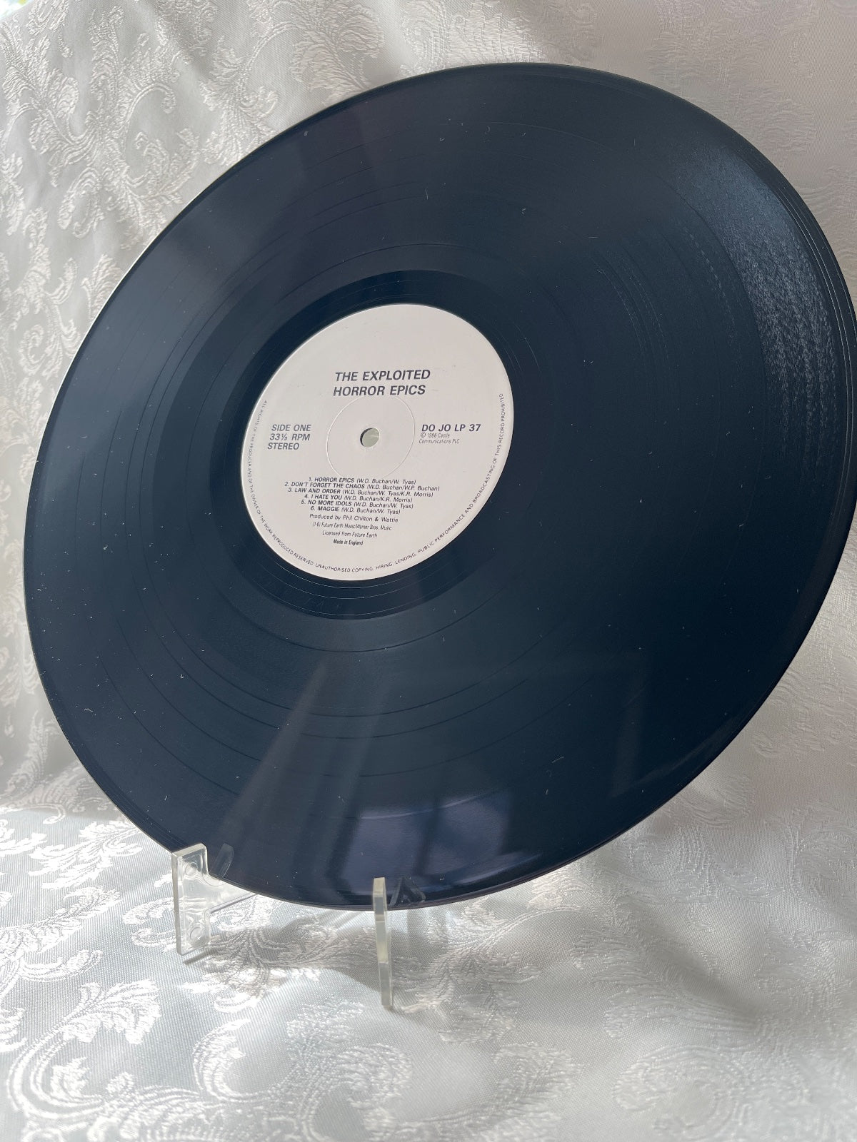 The Exploited – Horror Epics LP Vinyl 1985 Dojo Records Punk DO JO LP 37