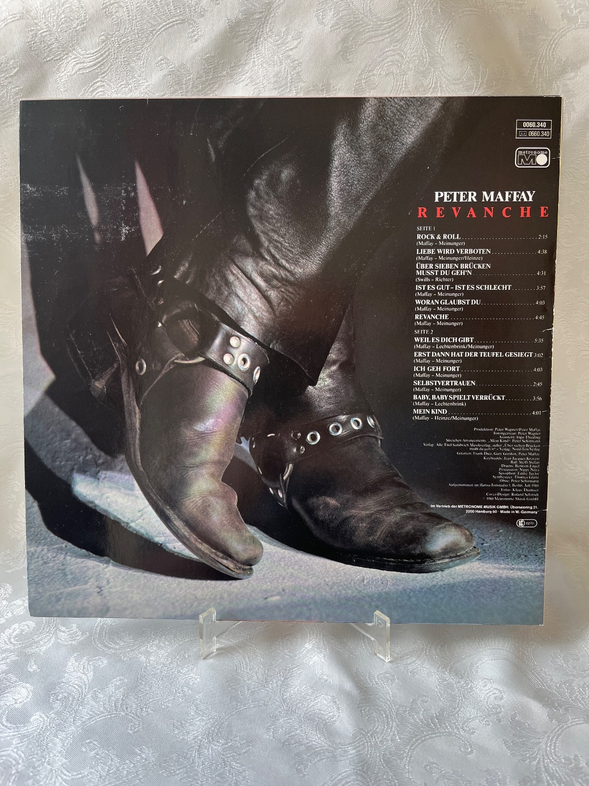 Peter Maffay – Revanche LP Vinyl 1982 Metronome Über Sieben Brücken Rock