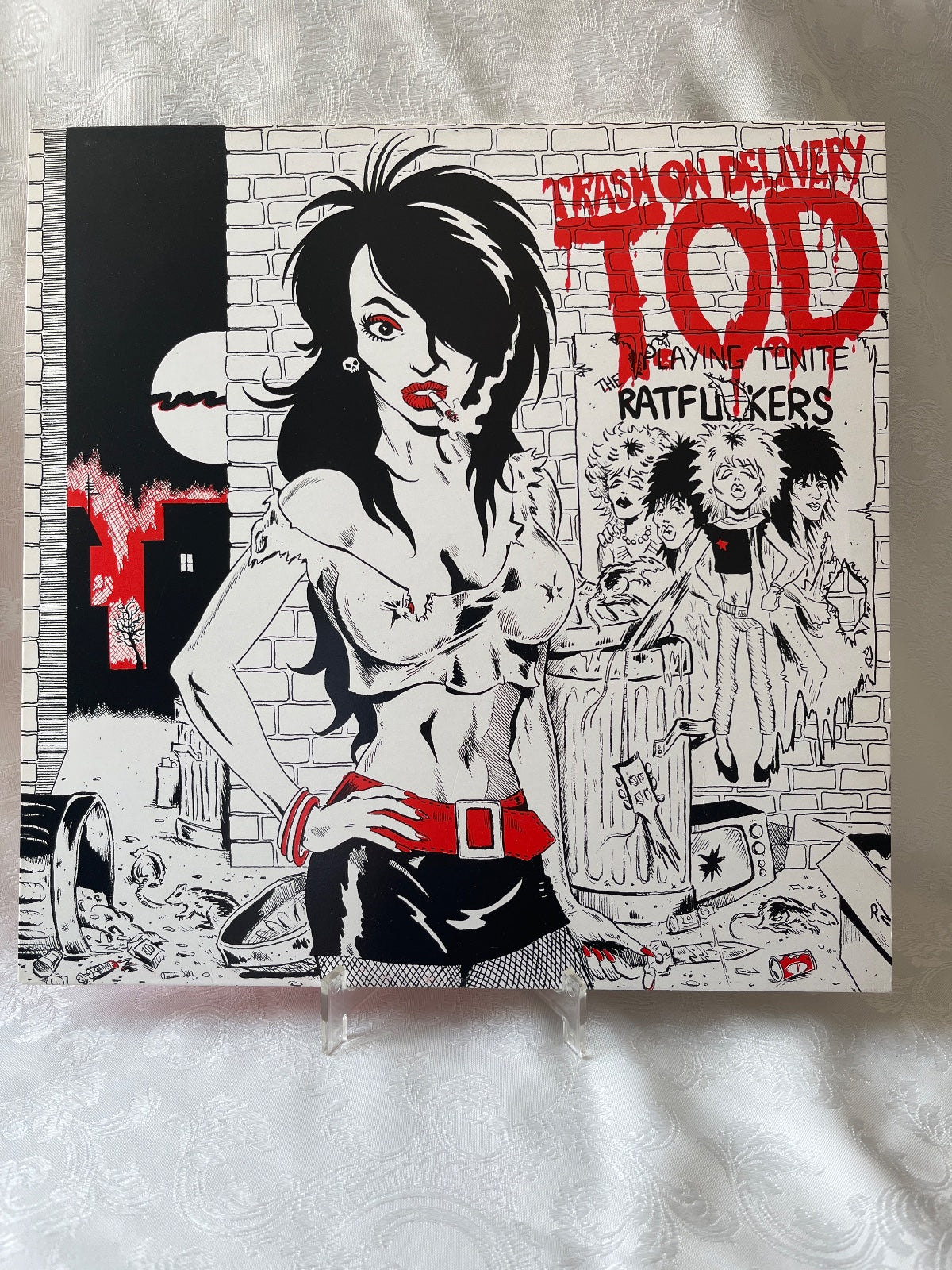 Trash On Delivery TOD LP Vinyl Punk Flickknife SHARP 011 The Ratfuckers