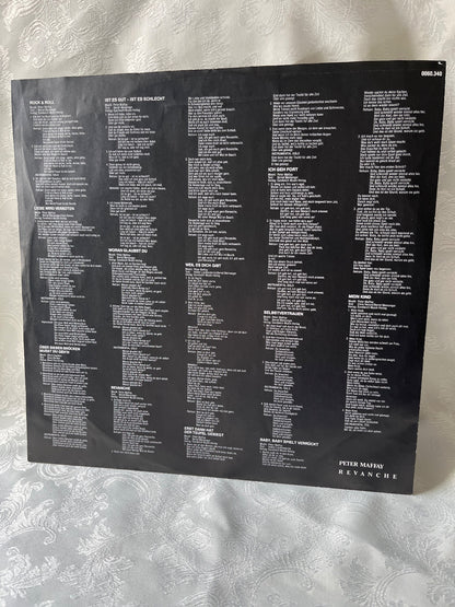 Peter Maffay – Revanche LP Vinyl 1982 Metronome Über Sieben Brücken Rock
