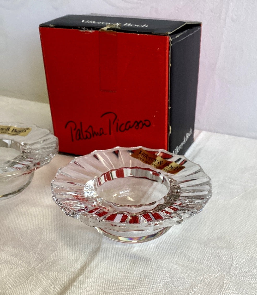 Villeroy & Boch Paloma Picasso Kristall Eierbecher 2er Set OVP 24% PbO