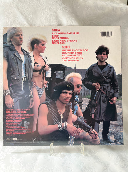 Plasmatics – Coup d'État LP Vinyl 1982 Capitol Records Punk Rock Wendy Williams