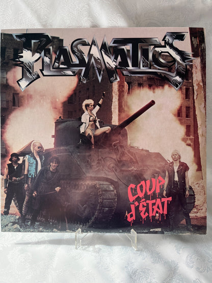 Plasmatics – Coup d'État LP Vinyl 1982 Capitol Records Punk Rock Wendy Williams