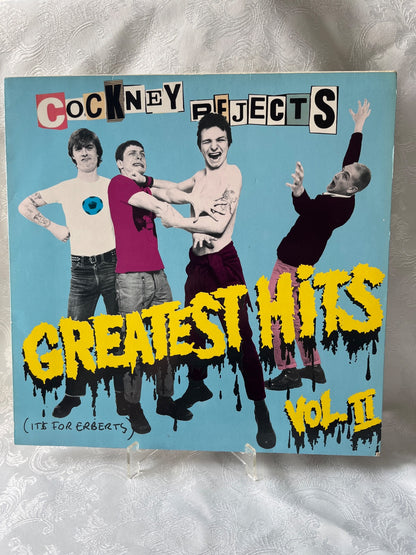 Cockney Rejects Greatest Hits Vol. II LP Vinyl 1980 Punk Oi EMI Electrola