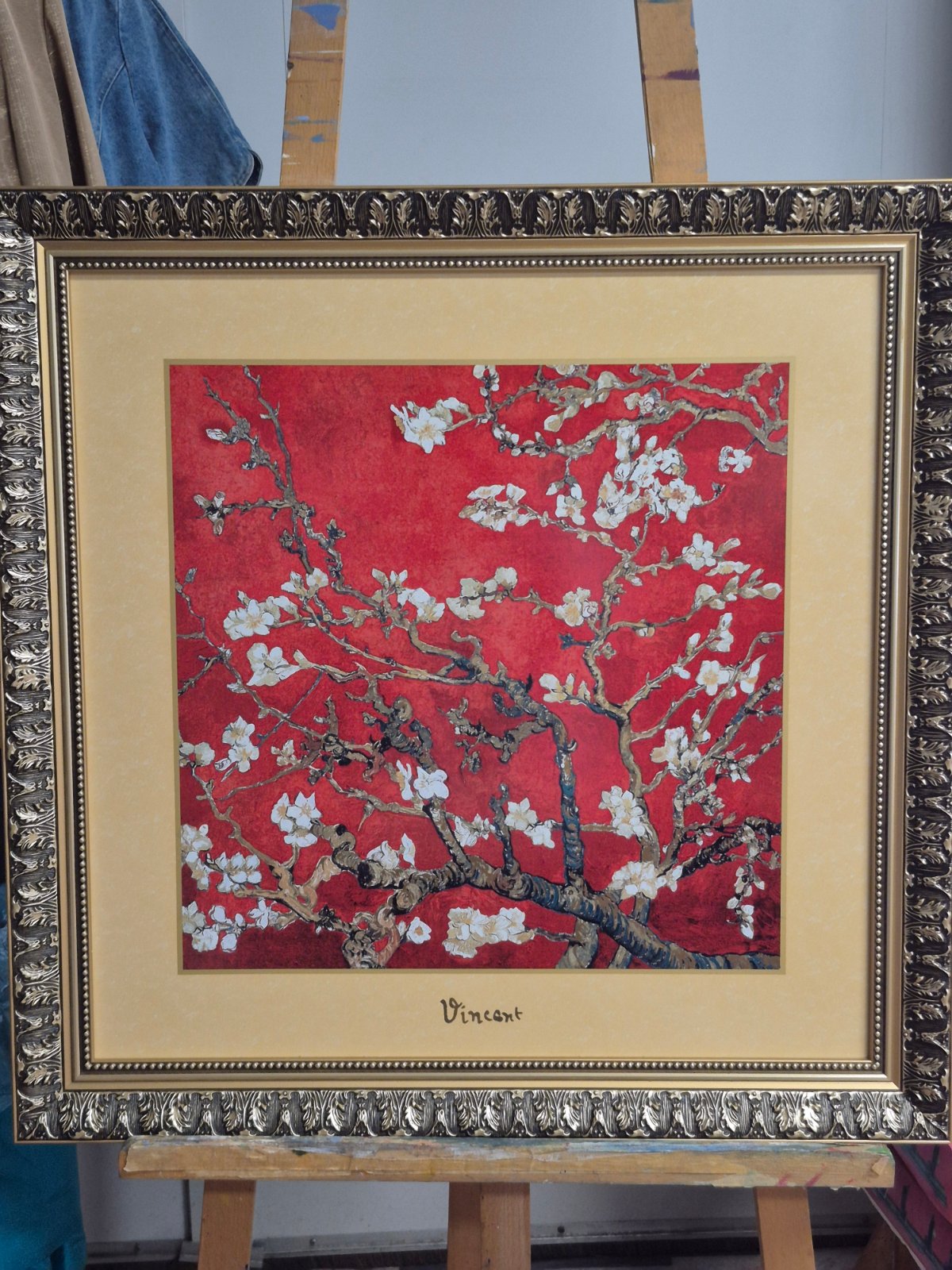 Goebel - Artis Orbis - Van Gogh L'amandier rouge -Ltd.Ed. 136/999 - gerahmt Bild