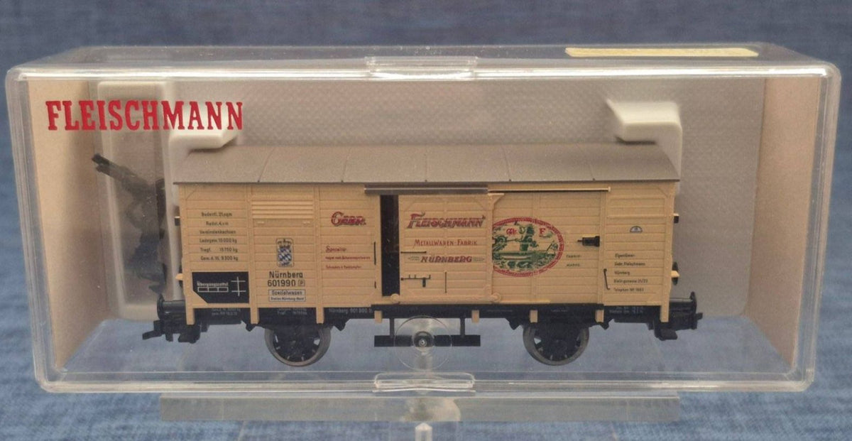 Fleischmann H0 5865 K Güterwagen Gebr. Fleischmann Nürnberg OVP 1:87 Spur0