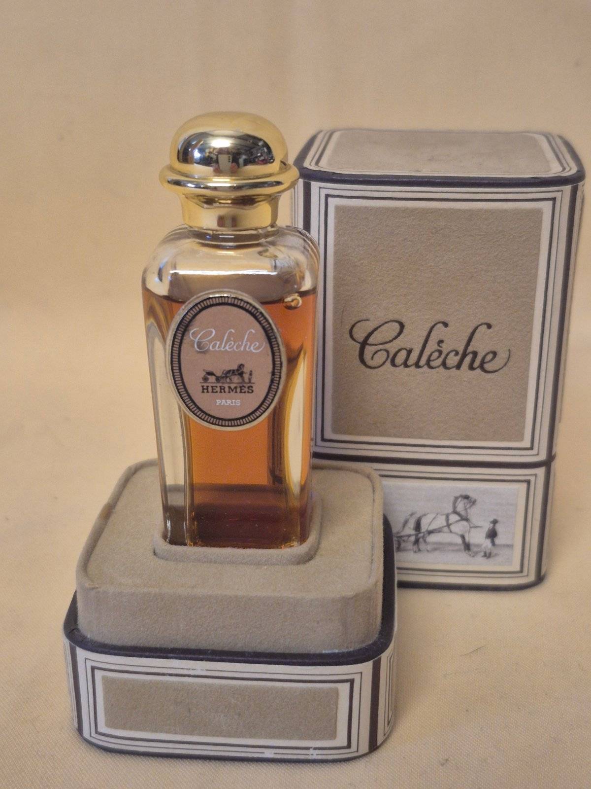Hermès Paris "Caleche" Parfum 15ml  mit Originalbox selten Sammler 60er