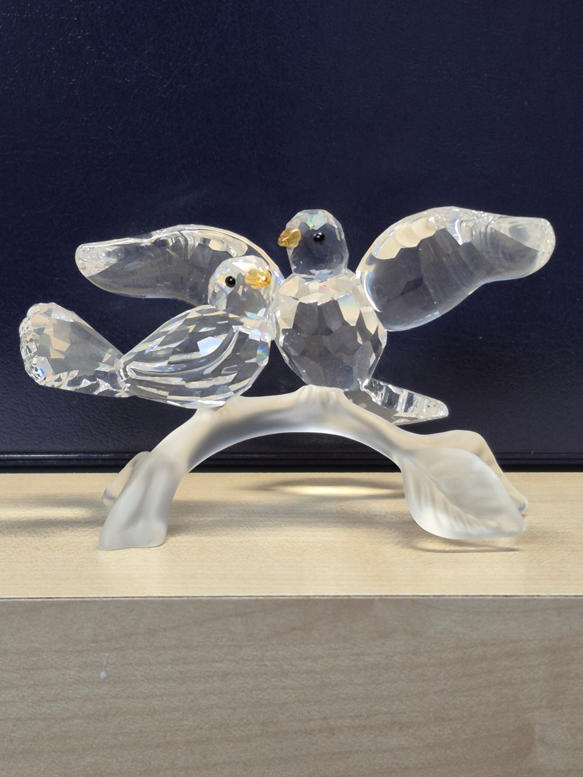 Swarovski - Nr. 657378 - Turteltauben - ca 10,5 cm - Kristallglas