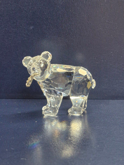 Swarovski 261925 - Grizzlybär mit Fisch - Kristallglas - 5,5 x4,5 cm -
