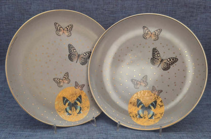 Goebel Artis Orbis Joanna Charlotte Butterflies Porzellan 2 Teller,  22,4 cm