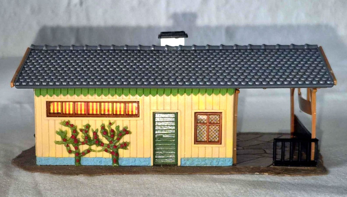 Faller B152 Modellbahn  Lagerschuppen Lagerhaus fertig bemalt H0 Vintage