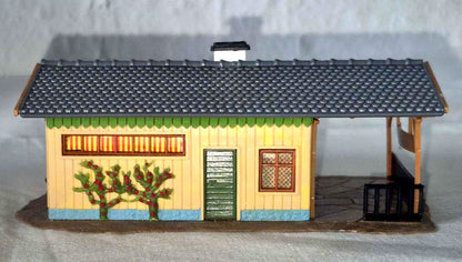 Faller B152 Modellbahn  Lagerschuppen Lagerhaus fertig bemalt H0 Vintage