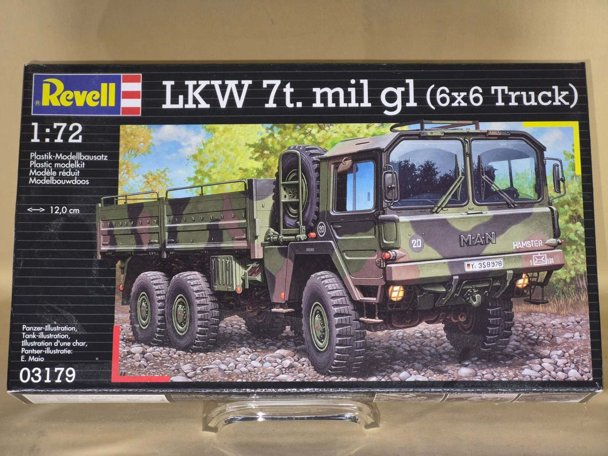 Revell 03179 MAN LKW 7t. mil gl 6x6 Truck Modellbausatz 1:72 Militär