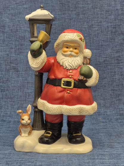 Goebel Weihnacht Auf dem Weg zu den Kindern Santa Figur LTD ED 553/1999, 27 cm