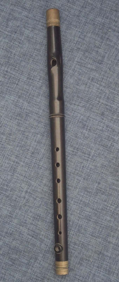 Antike Marschflöte Holz Messing historische Querflöte 2-teilig Barock Folk
