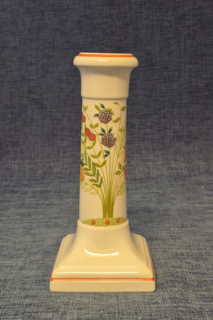 Villeroy & Boch Porzellan Kerzenhalter  Früchte-Dekor Made in Germany Vintage