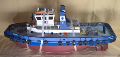 Schiffsmodell Schlepper Fairplay VI Rostock detailreich Kunststoff Diorama