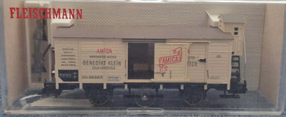 Fleischmann 5867 K H0 Kühlwagen Amica Margarine Benedikt Klein OVP