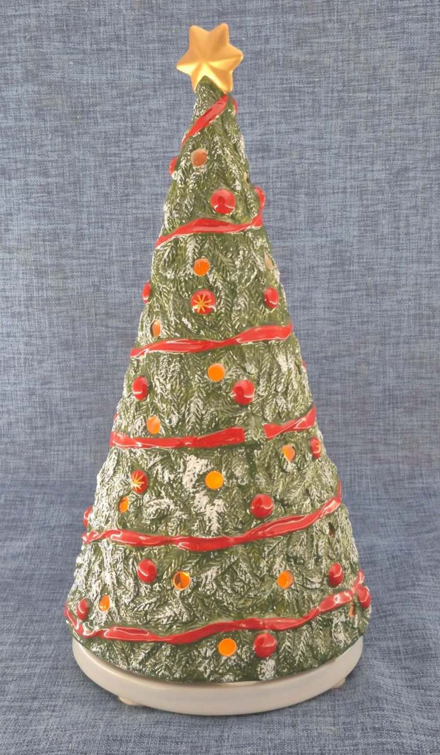 Villeroy & Boch Keramik Weihnachtsbaum Teelichthalter Windlicht Advent Deko