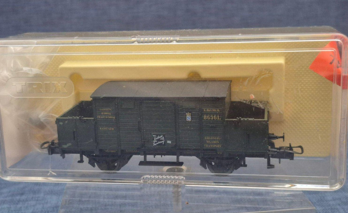 Trix H0 Güterwagen K.Bay.Sts.B. 86561 Colonial Waaren Transport OVP Zubehör