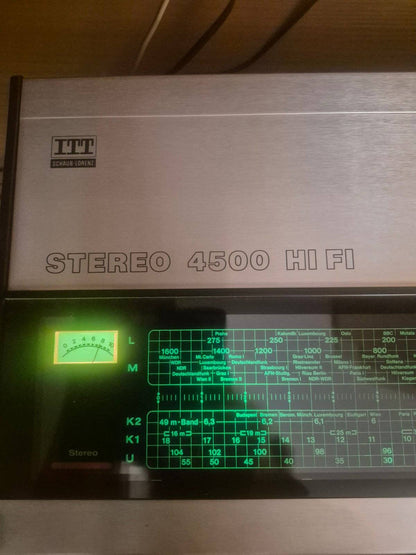ITT Schaub-Lorenz Stereo 4500 HiFi Regie  Receiver Tuner 70er Jahre