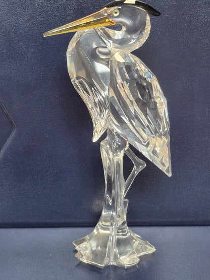 Swarovski 221627 - Fischreiher - Kristallglas - 15 cm - Vitrinenstück