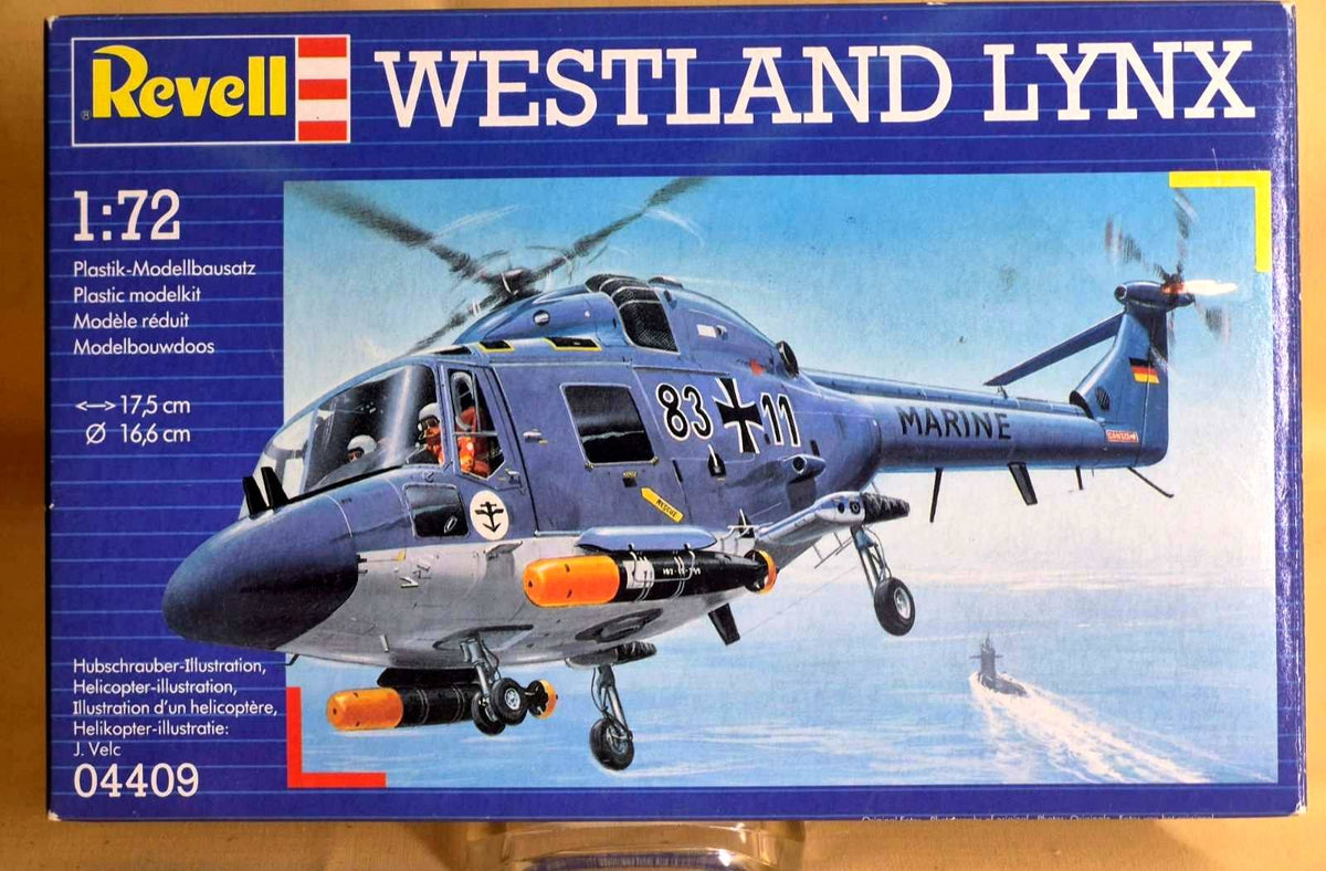 Revell 04409 Westland Lynx 1:72 Plastik Modellbausatz Hubschrauber Marine